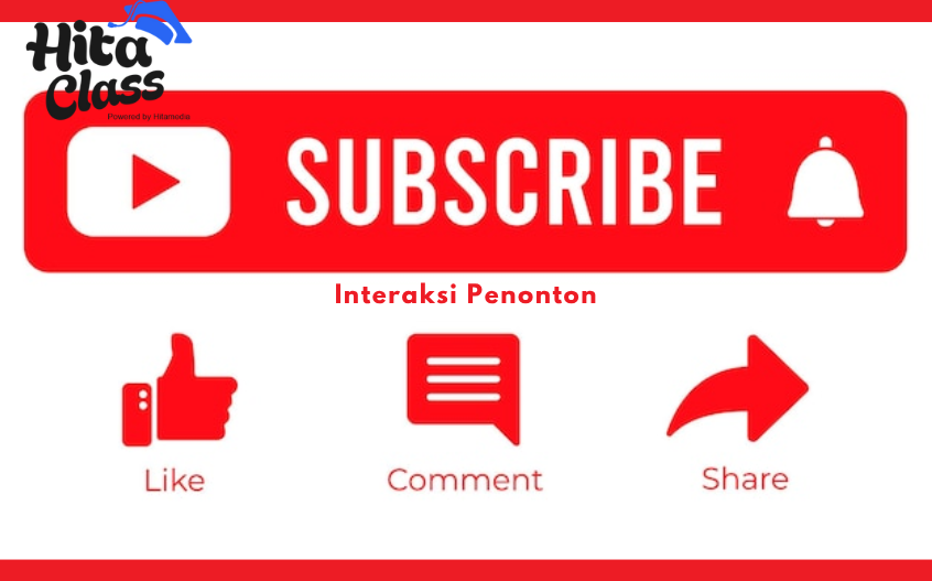 Interaksi Penonton: Like, Komentar, dan Share